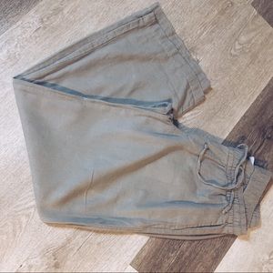 Gray Old Navy linen pants